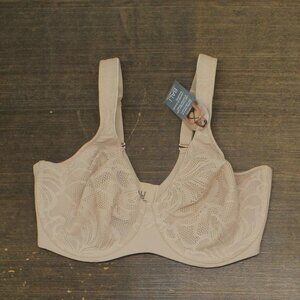 Bali Womens Underwire Coolest Smoothing Moisture-Wicking Bra Almond Brown 42DD